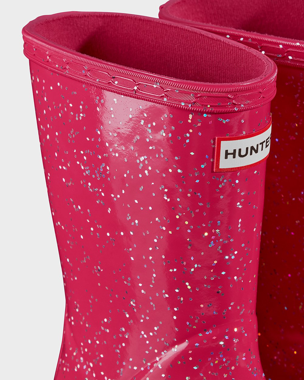 Hunter Dječje Gumene Čizme Roze Original First Giant Glitter Hrvatska 9564-WZQKU